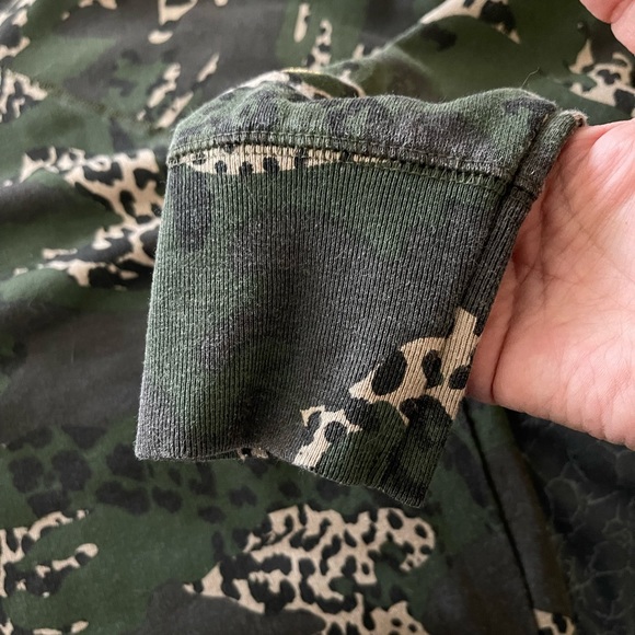 Zadig & Voltaire camo and leopard combo print sweater - Picture 6 of 9